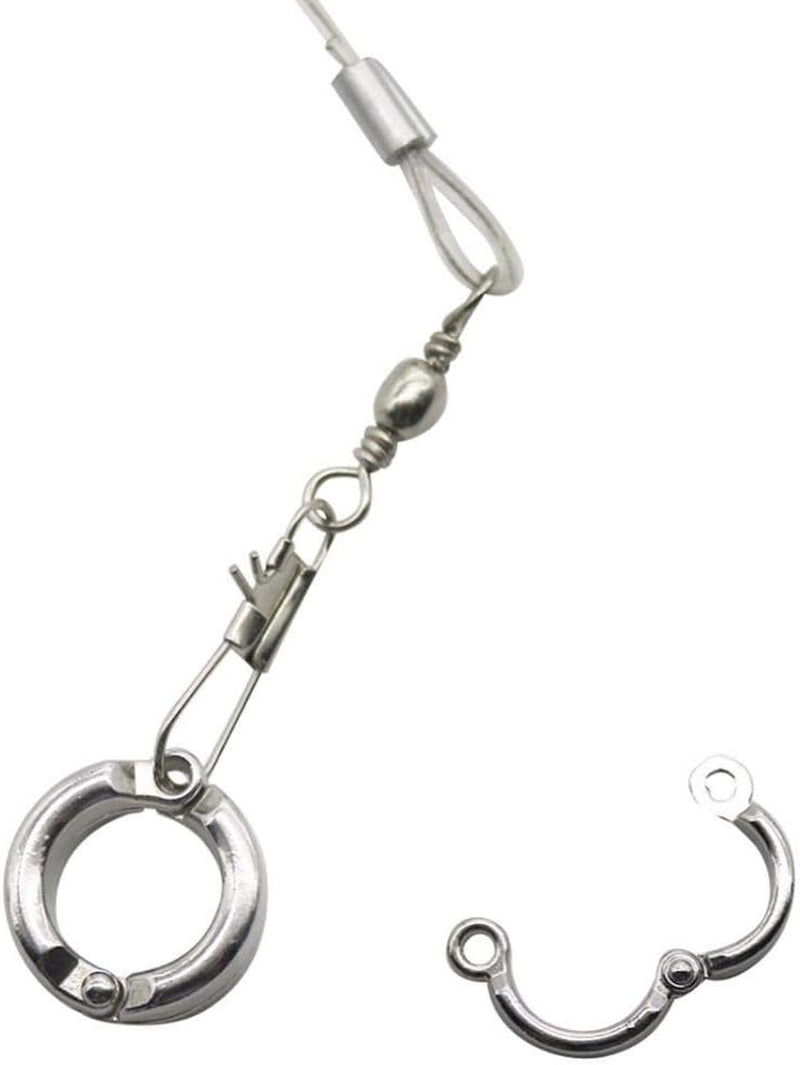 40 Pcs Pet Birds Flying Training Leash Rings Clips Pet Opening Foot Rings Clips Pigeon Leg Ring Parrot Ankle Rings Clips Bird Dove Parrot Foot Ring Parrot Flying Accessory Birds Supply,4 Sizes