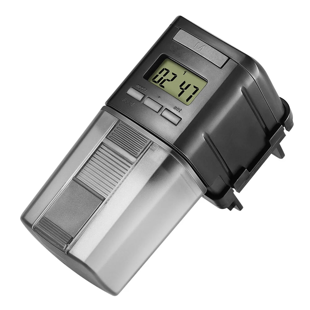 1Pc Automatic Fish Feeder Adjustable Fish Food Dispenser Aquarium Fish Tank Automatic Feeder Electric Auto Fish Feeder