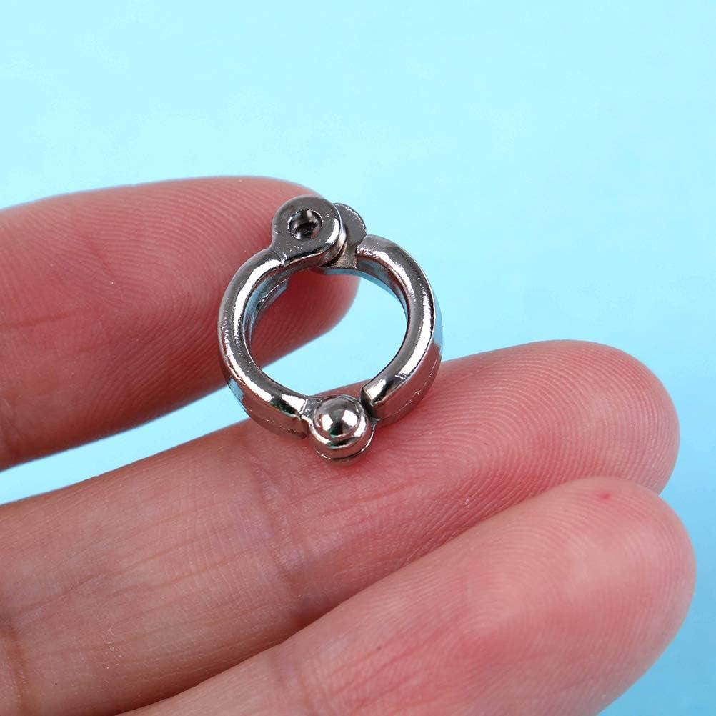 40 Pcs Pet Birds Flying Training Leash Rings Clips Pet Opening Foot Rings Clips Pigeon Leg Ring Parrot Ankle Rings Clips Bird Dove Parrot Foot Ring Parrot Flying Accessory Birds Supply,4 Sizes