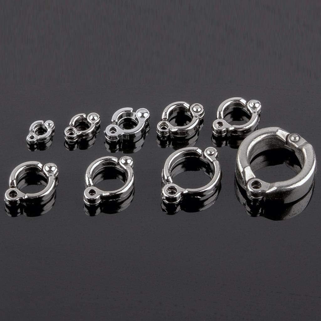40 Pcs Pet Birds Flying Training Leash Rings Clips Pet Opening Foot Rings Clips Pigeon Leg Ring Parrot Ankle Rings Clips Bird Dove Parrot Foot Ring Parrot Flying Accessory Birds Supply,4 Sizes