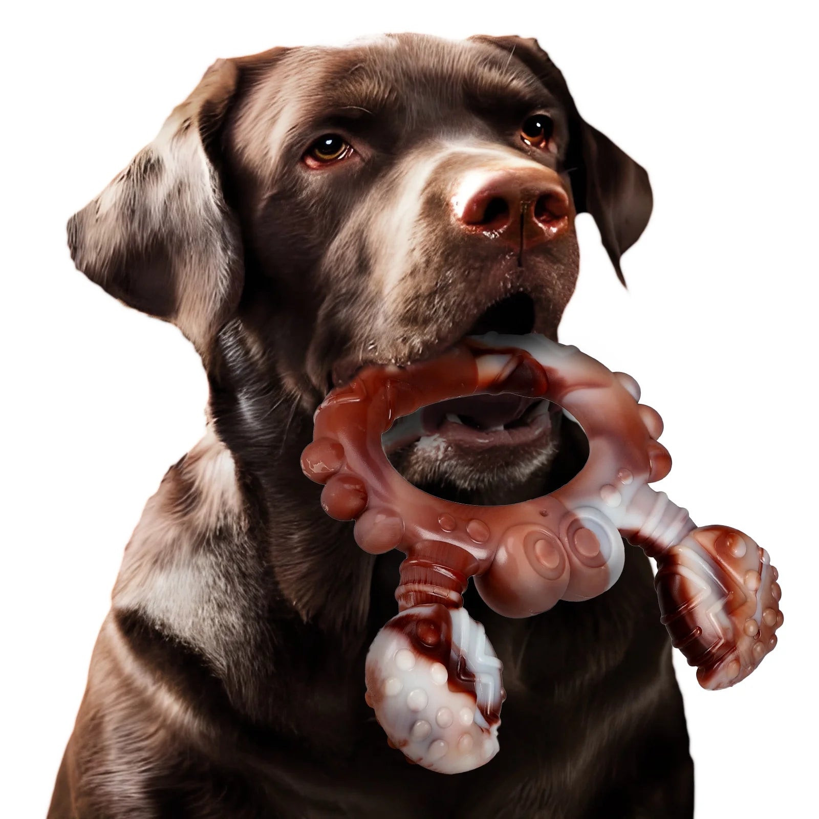Dog Chew Toy for Aggressive Chewers – Tough & Interactive Bone for Medium to Large Dogs
